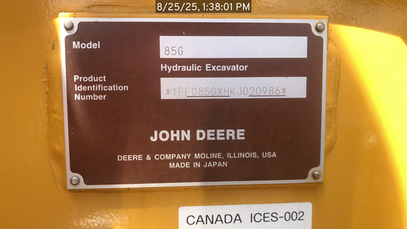 John Deere 85G