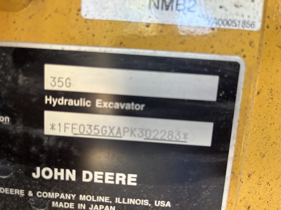 2023 John Deere 35G