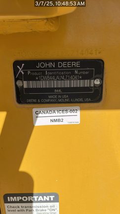 2022 John Deere 844LAH