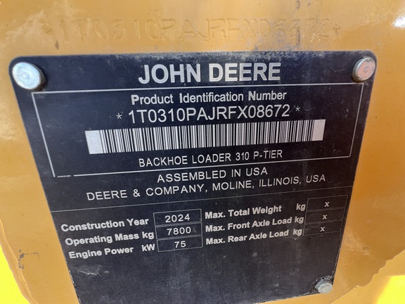 2024 John Deere 310P