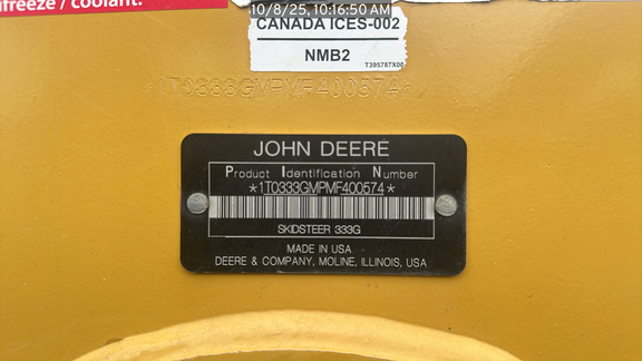 2021 John Deere 333G