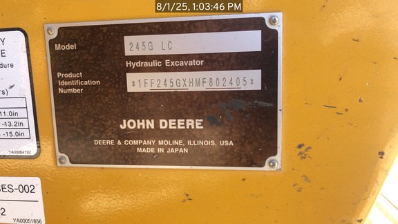 2022 John Deere 245G