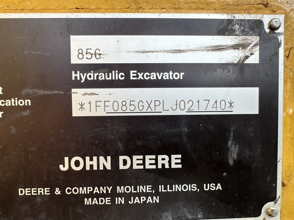 2020 John Deere 85G
