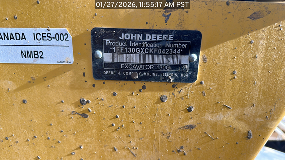 2019 John Deere 130G