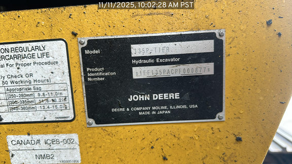 2023 John Deere 135P