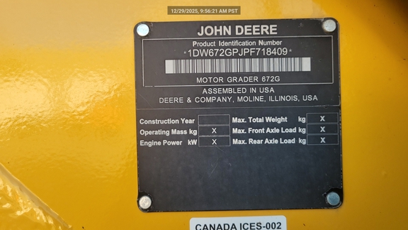 John Deere 672G