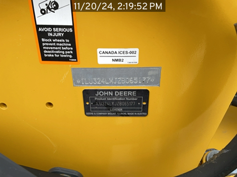 2022 John Deere 324L