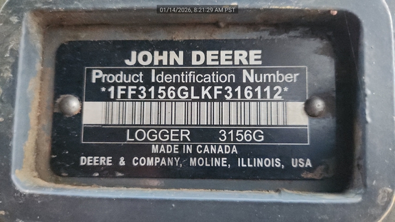 2019 John Deere 3156G