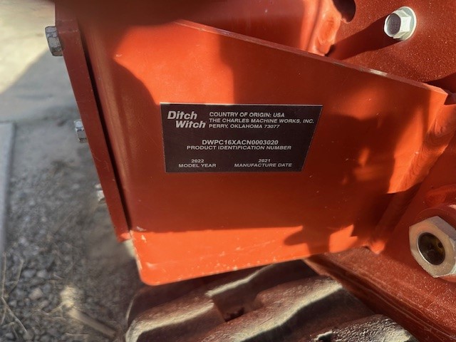 2022 Ditch Witch C16X