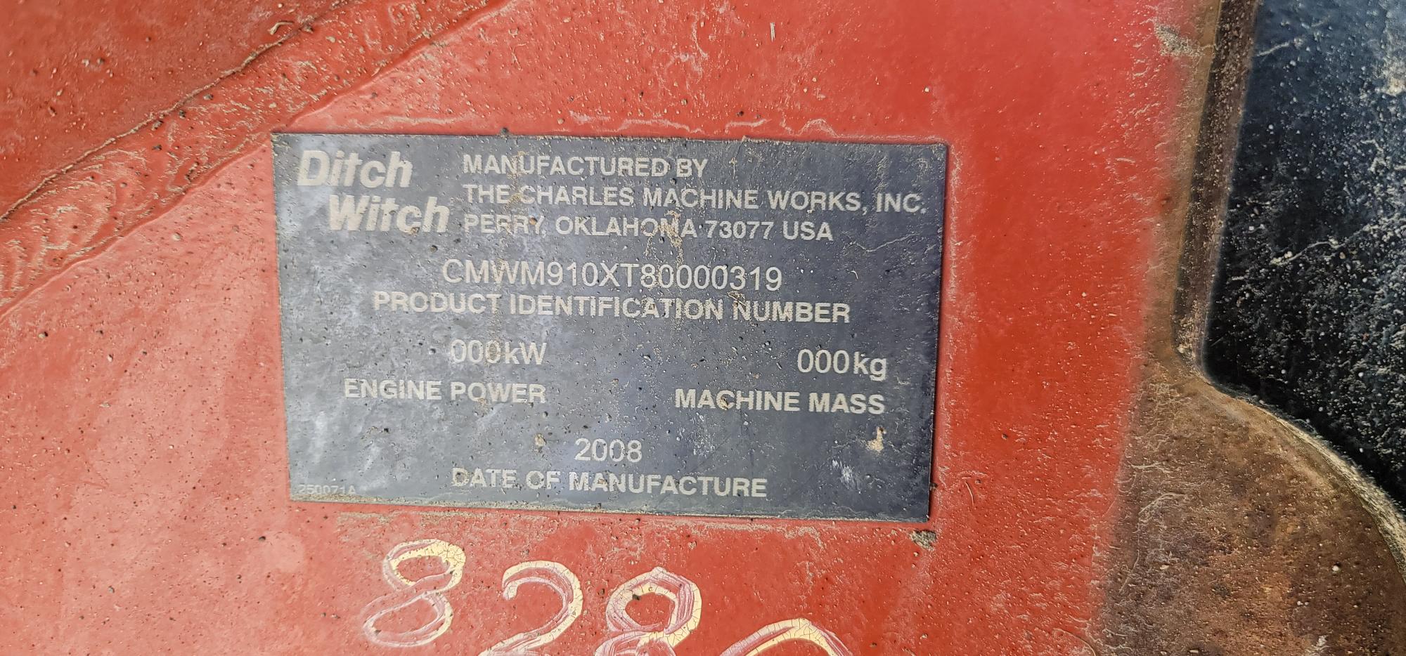 2008 Ditch Witch RT95M