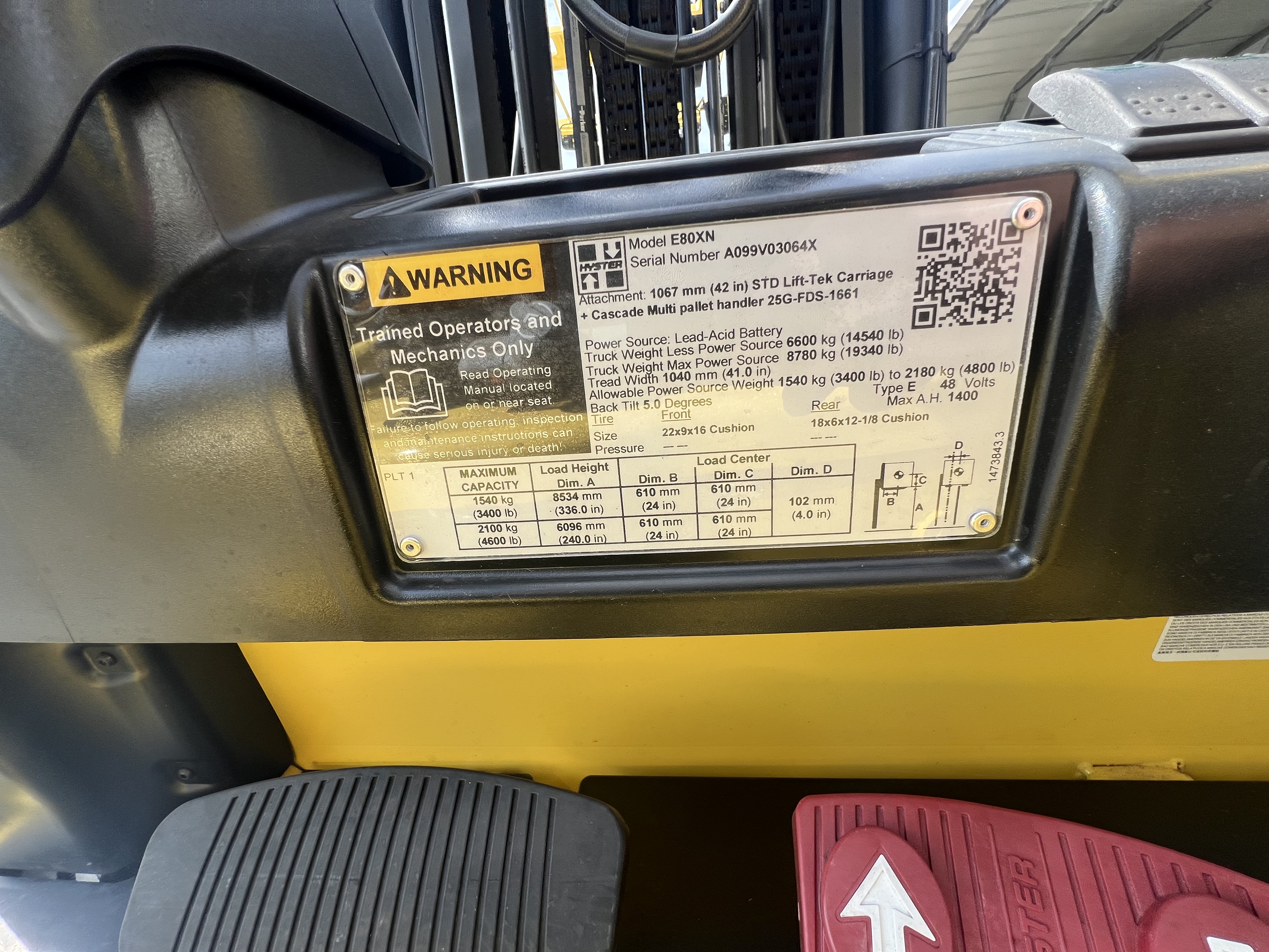2023 Hyster E80XN