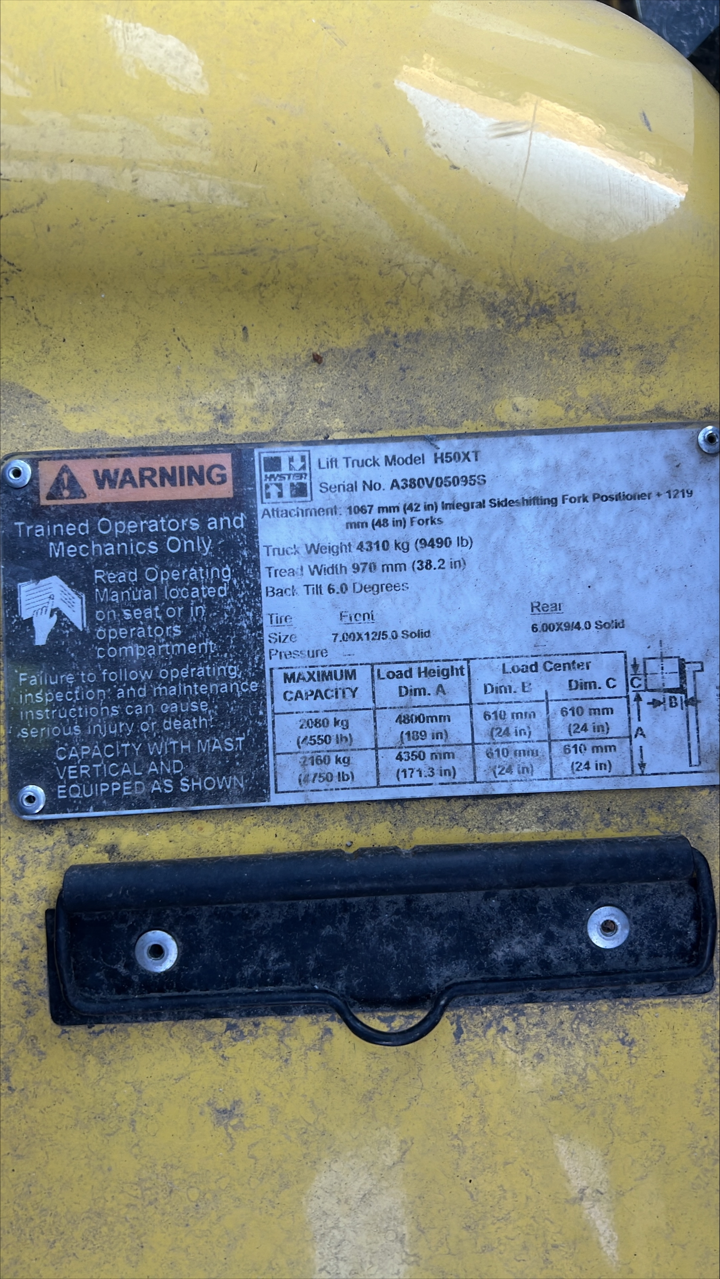 2018 Hyster H50XT